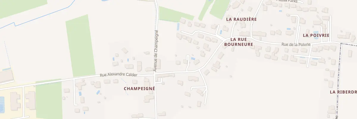 Plan du 4 La Rue Bourneure à Notre-Dame-d’Oé