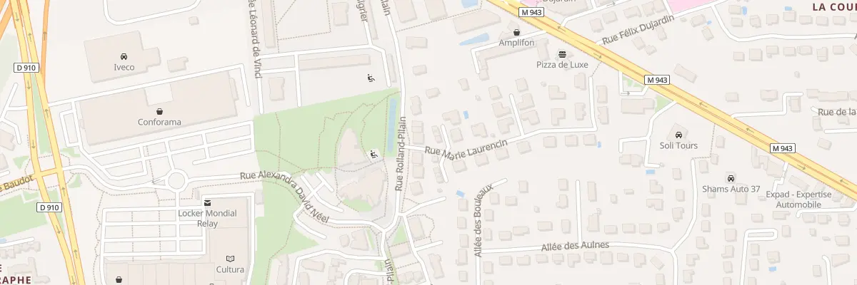 Plan du 61 Rue Rolland Pilain à Chambray-lès-Tours