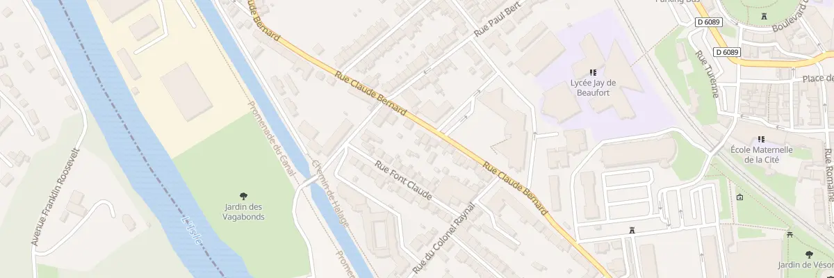 Plan du 105 Rue Claude Bernard à Périgueux