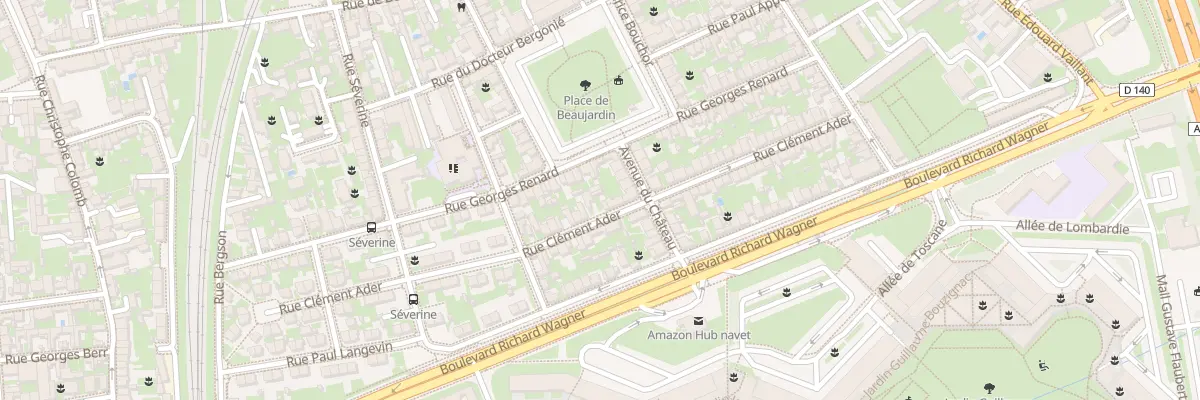 Plan du 56 Rue Clément Ader à Tours