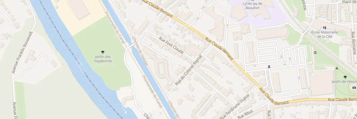 Plan du 24 Rue Font Claude à Périgueux