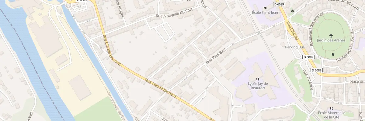 Plan du 24 Rue Courbet à Périgueux