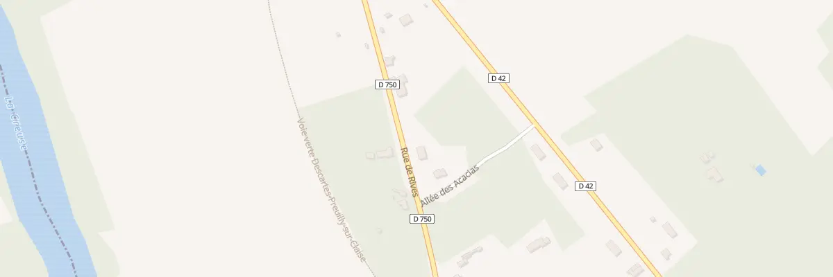 Plan du 45 Rue de Rives à Abilly