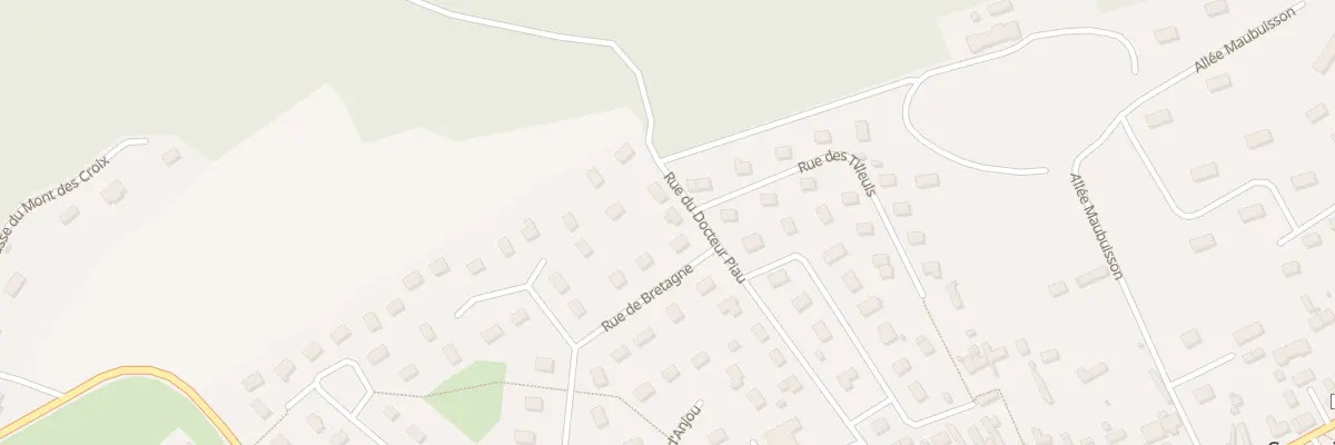 Plan du 11 Rue du Docteur Piau à Serquigny