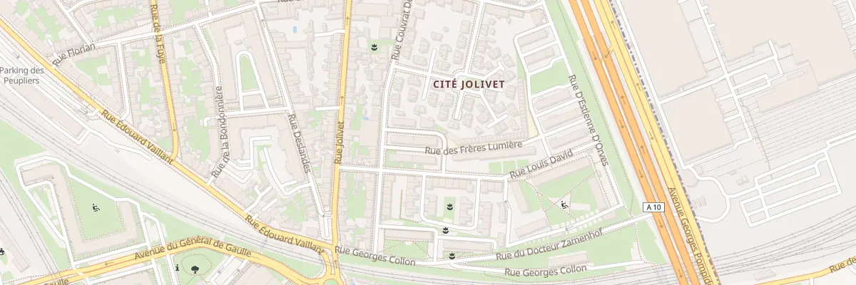 Plan du 4 Rue des Frères Lumière à Tours