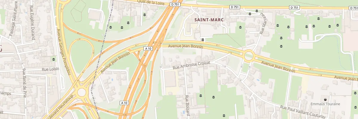 Plan du 70 Rue Ambroise Croizat à Saint-Pierre-des-Corps