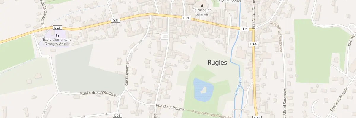 Plan du 25 Rue des Forges à Rugles