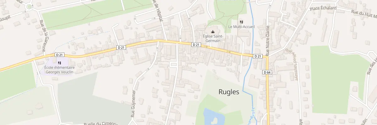Plan du 15 Rue des Forges à Rugles