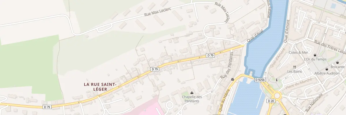 Plan du 79 Rue Saint-Léger à Saint-Valery-en-Caux
