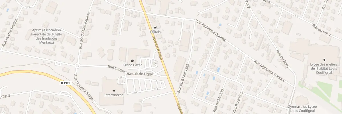 Plan du 27 Av d’Agen à Villeneuve-sur-Lot