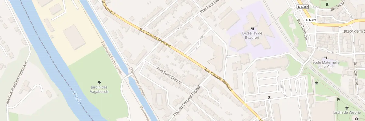 Plan du 101 Rue Claude Bernard à Périgueux