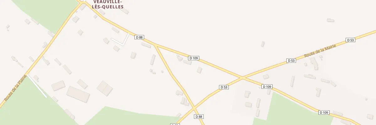 Plan du 161 Rte des Tisserands à Veauville-lès-Quelles