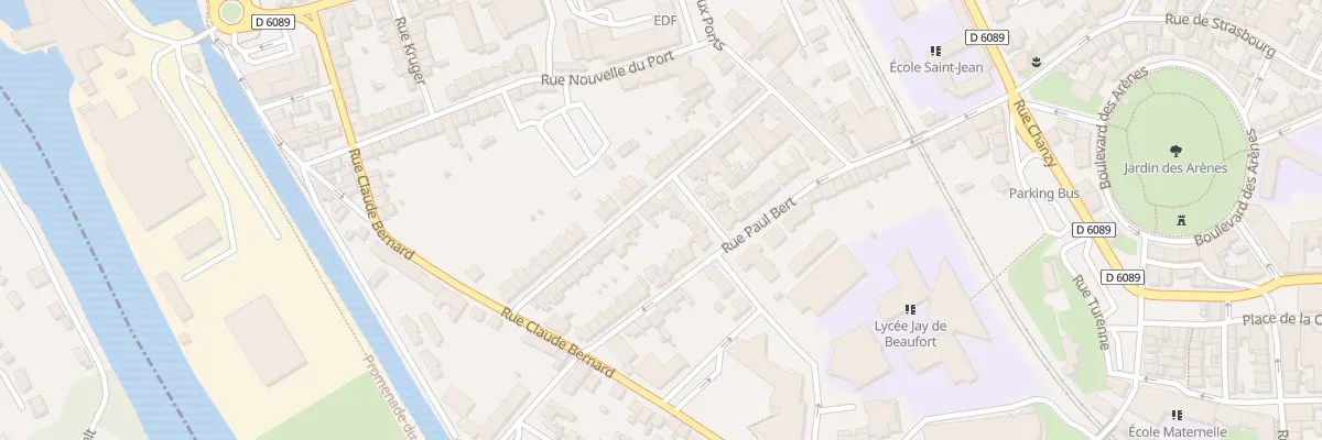 Plan du 30 Rue Courbet à Périgueux