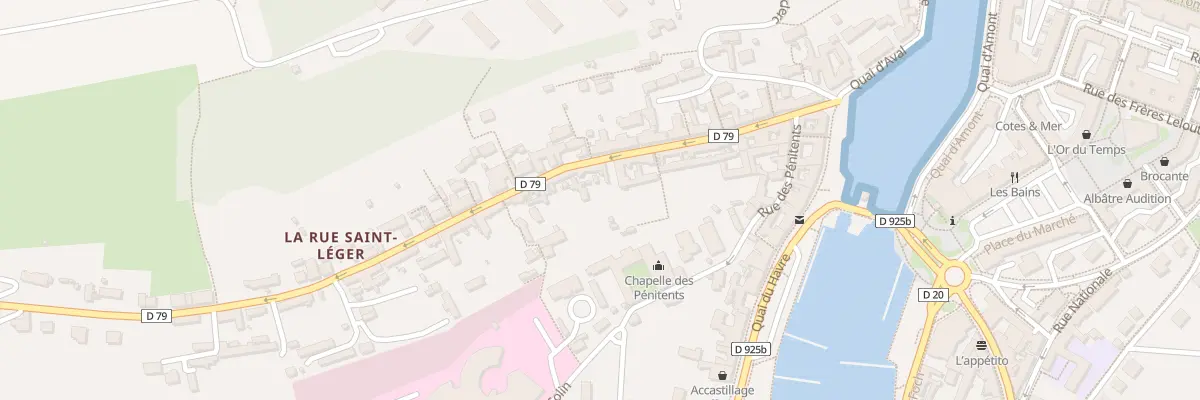 Plan du 56 Rue Saint-Léger à Saint-Valery-en-Caux