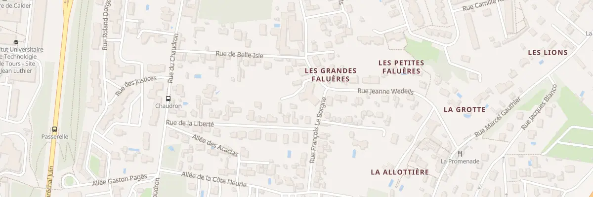 Plan du 32 Rue Jeanne Wedells à Tours