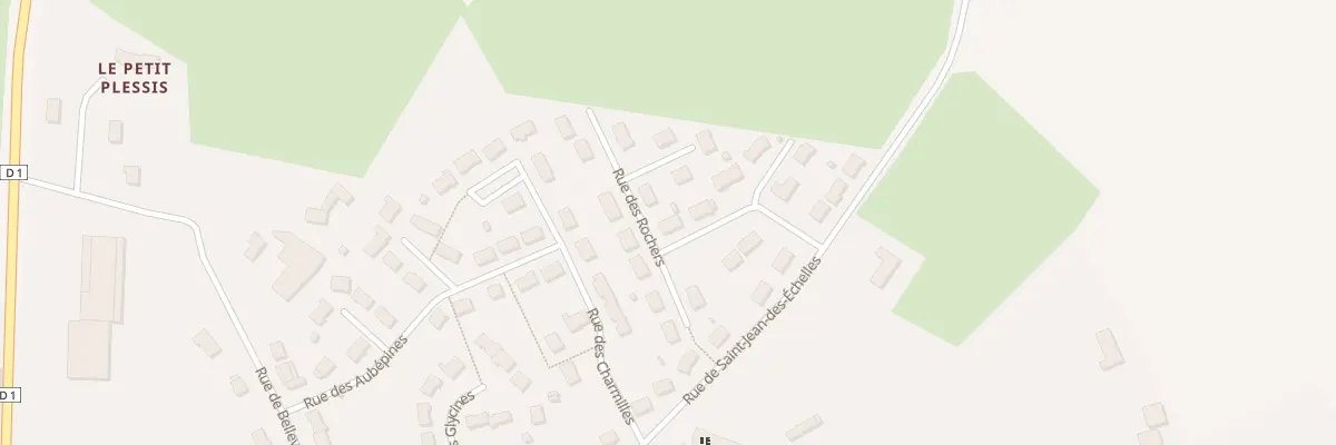 Plan du 2 Rue des Sablons à Lamnay