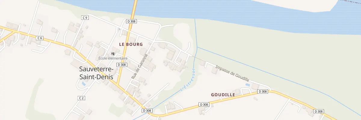 Plan du 25 Le Bourg à Sauveterre-Saint-Denis