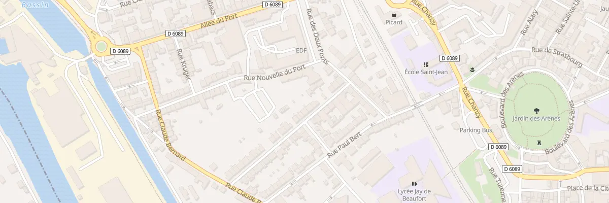 Plan du 41 Rue Courbet à Périgueux