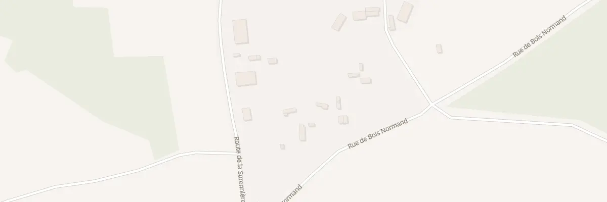 Plan du 1 Rte de la Surenniere à Bois-Normand-près-Lyre