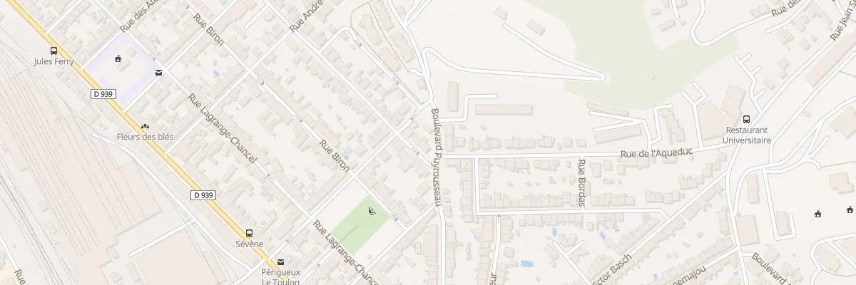 Plan du 4 Rue du Cluzeau à Périgueux