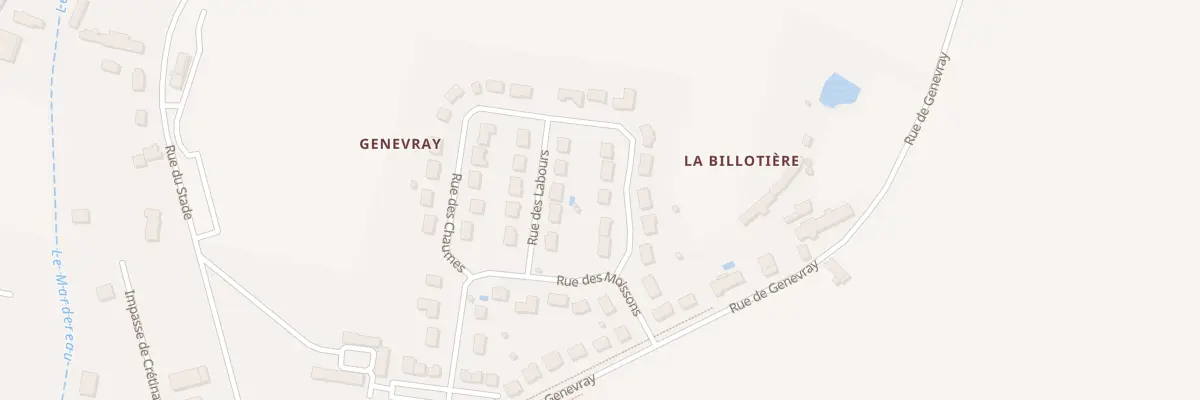 Plan du 16 Rue des Chaumes à Sorigny