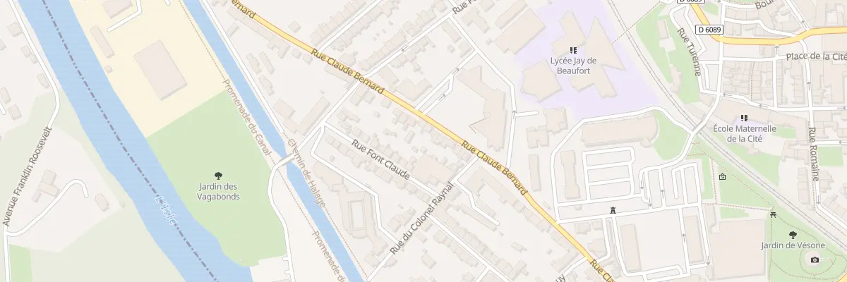 Plan du 97 Rue Claude Bernard à Périgueux