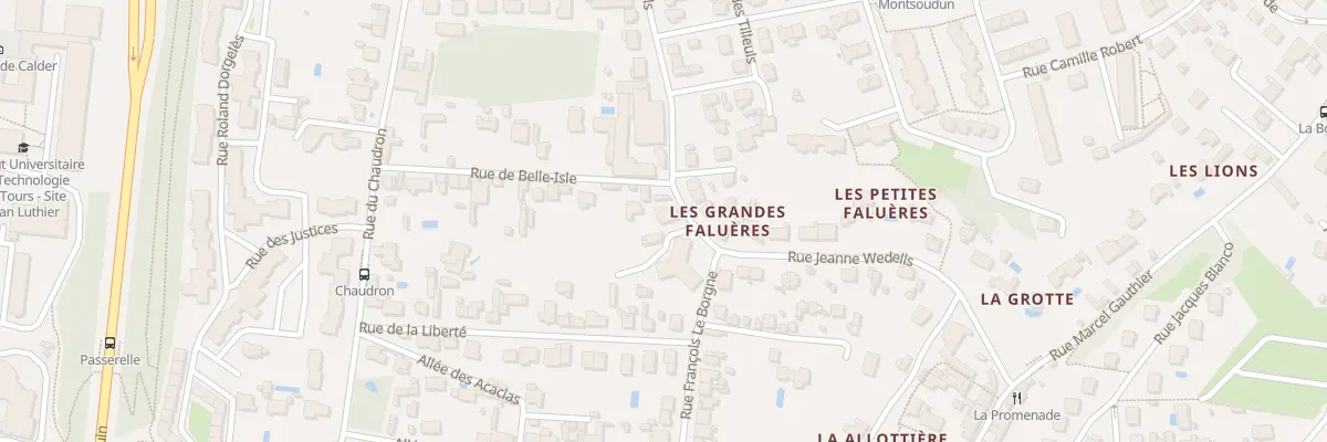 Plan du 34 Rue Jeanne Wedells à Tours