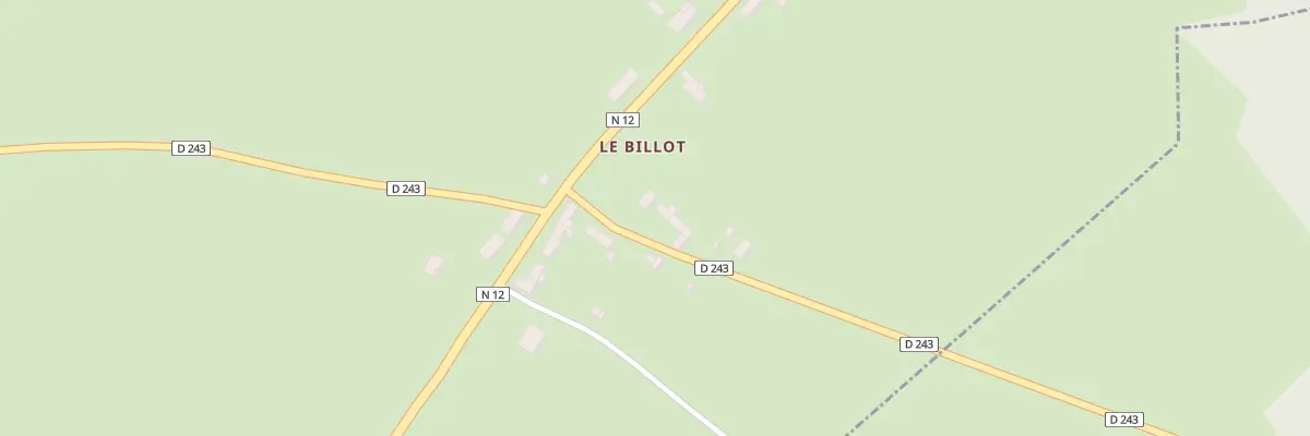 Plan du 11 Le Billot à La Ventrouze