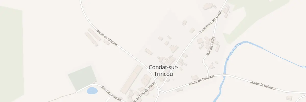 Plan du 19A Le Bourg à Condat-sur-Trincou