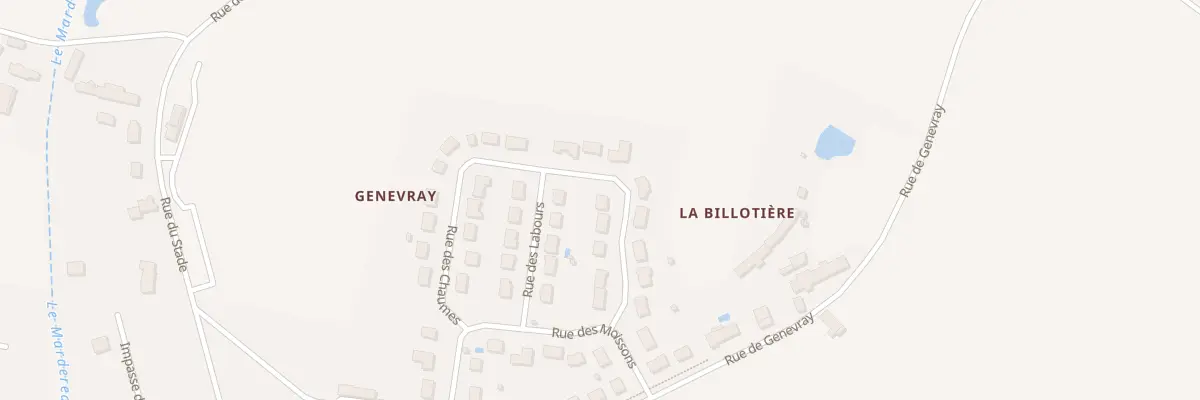 Plan du 12 Rue des Chaumes à Sorigny