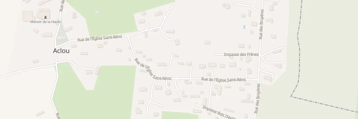 Plan du 10 Rue de l’Eglise à Aclou