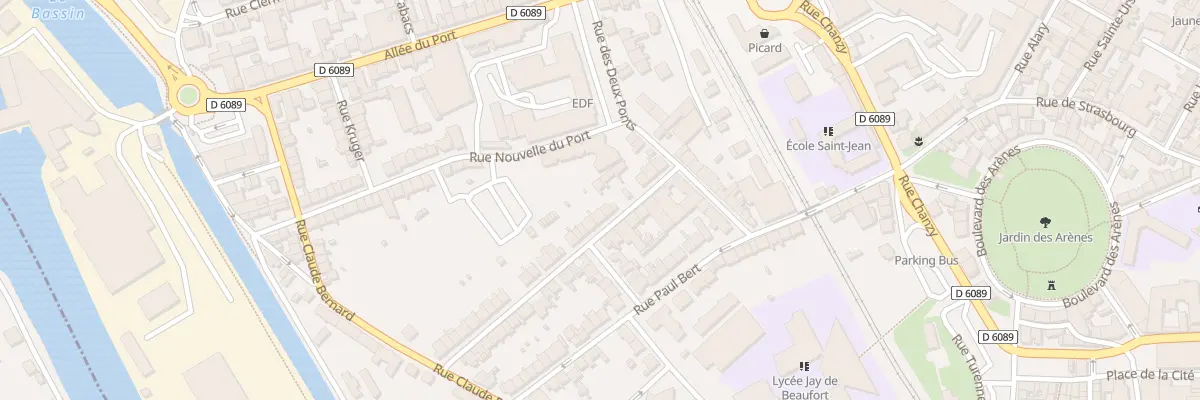 Plan du 43 Rue Courbet à Périgueux