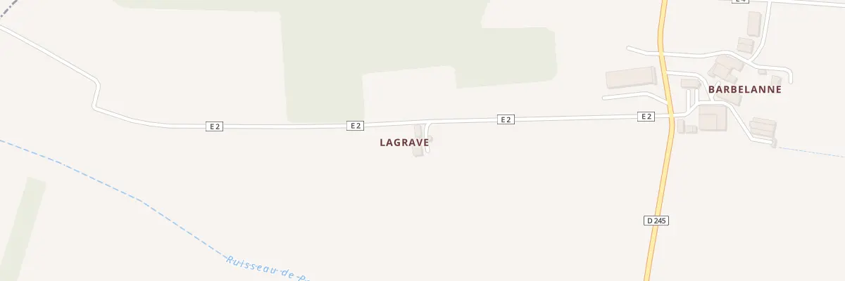 Plan du 5037 A Lagrave à Castet-Arrouy