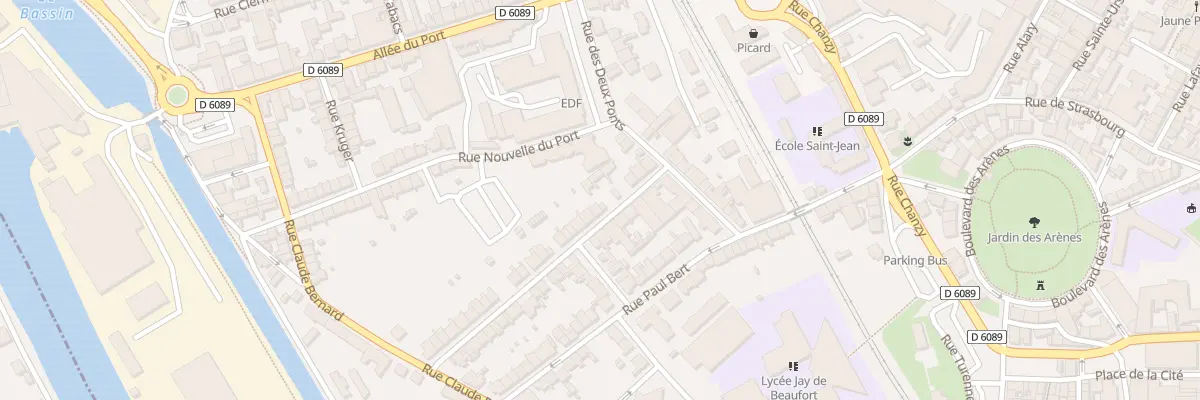 Plan du 45 Rue Courbet à Périgueux