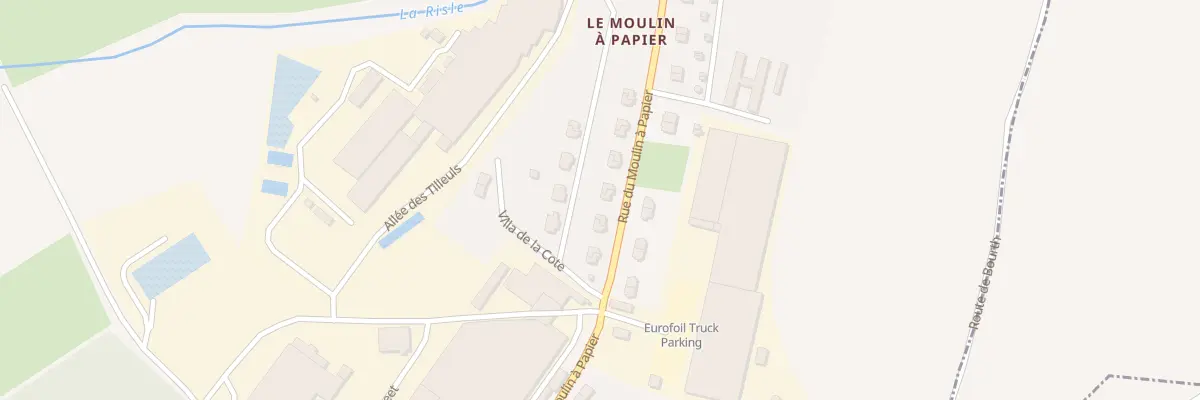 Plan du 54 Rue du Moulin a Papier à Rugles
