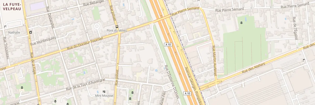 Plan du 51 Rue Estienne d’Orves à Tours