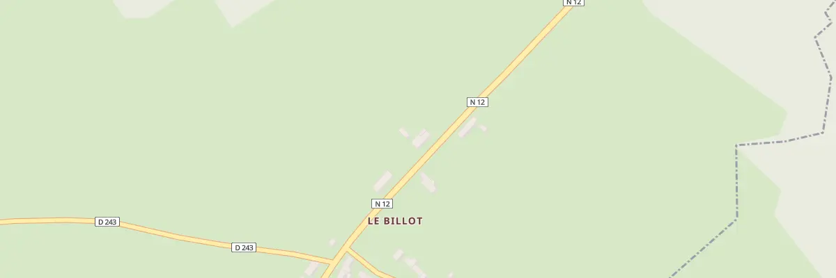 Plan du 14 Le Billot à La Ventrouze