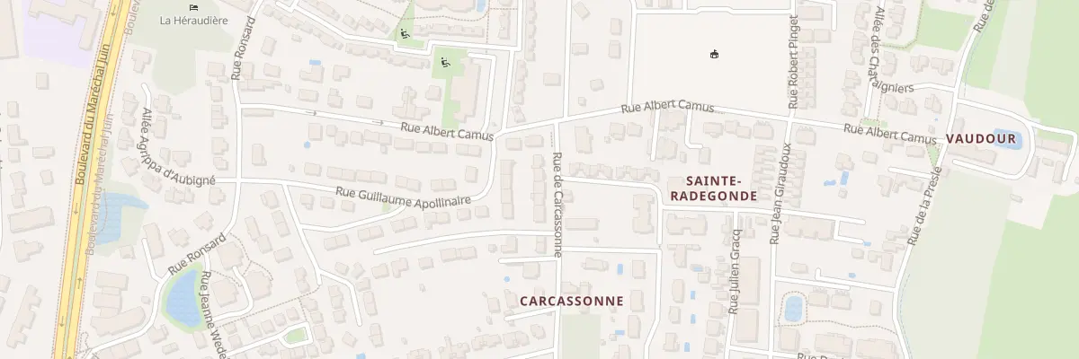 Plan du 38 Rue de Carcassonne à Tours