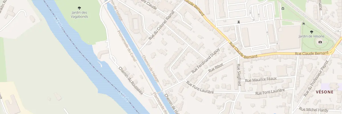 Plan du 19 Rue de la Tombelle à Périgueux