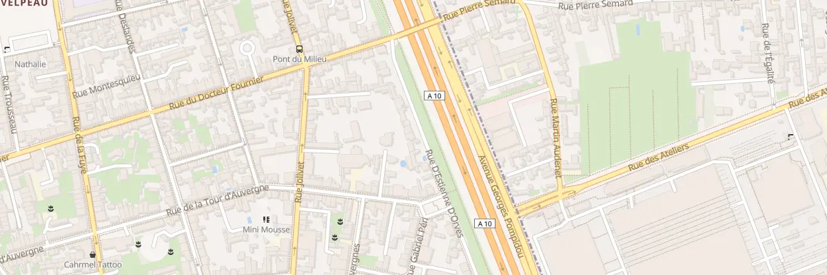 Plan du 54 Rue Estienne d’Orves à Tours