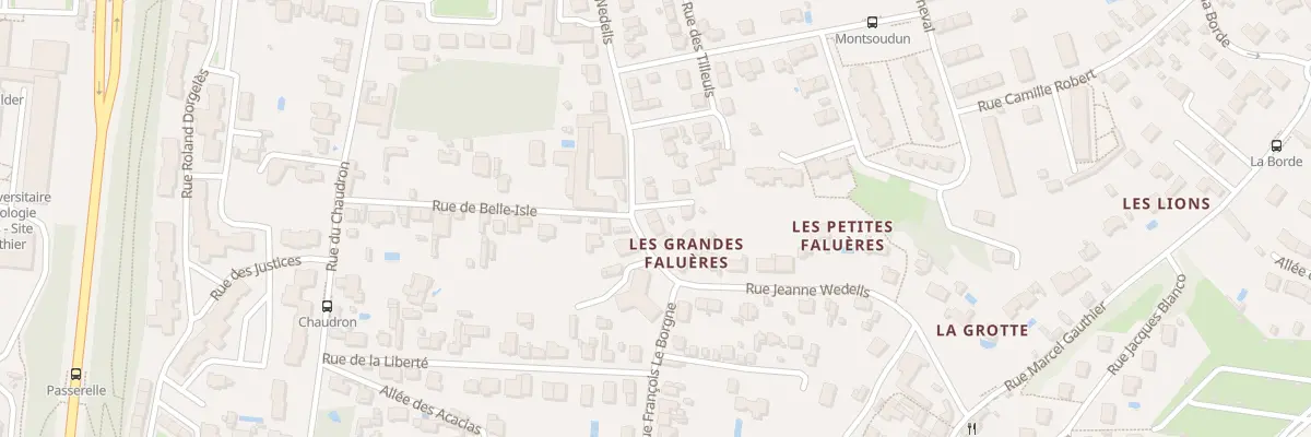 Plan du 31 Rue Jeanne Wedells à Tours