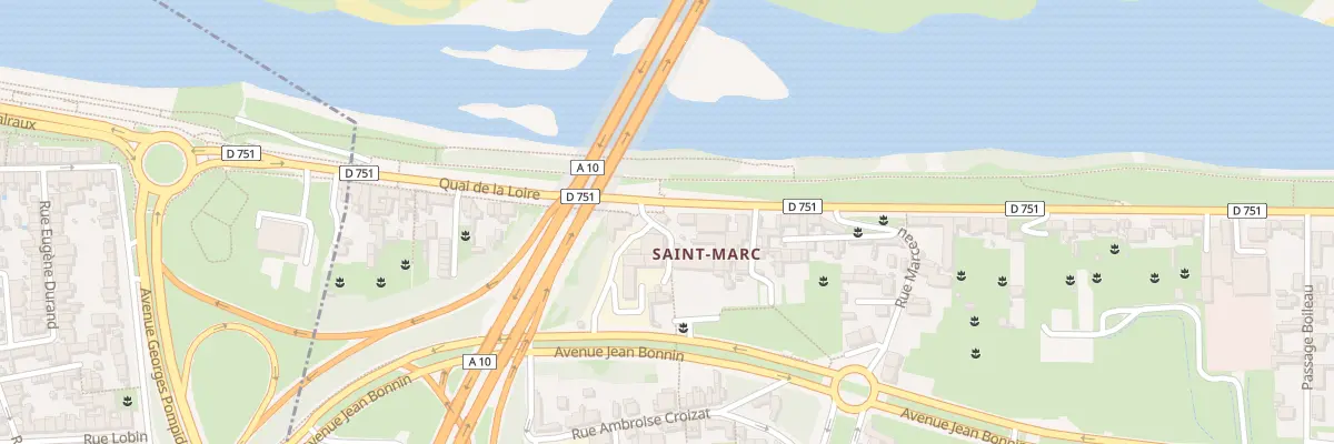 Plan du 29B Quai de la Loire à Saint-Pierre-des-Corps