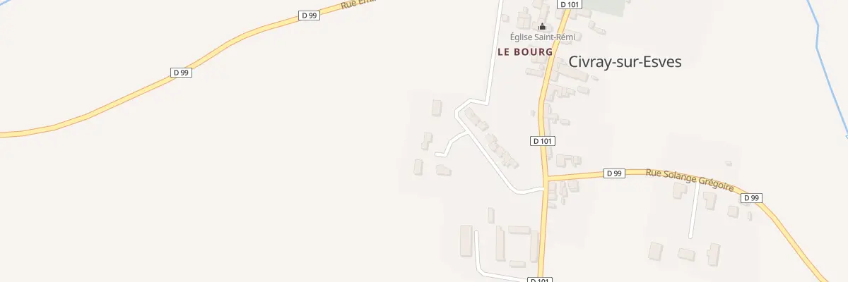 Plan du 5 Rue Marcel Millet à Civray-sur-Esves