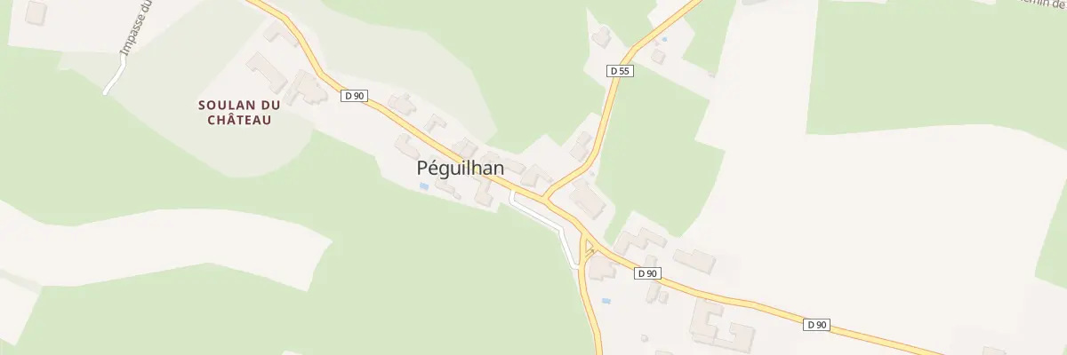 Plan du 89 Village à Péguilhan