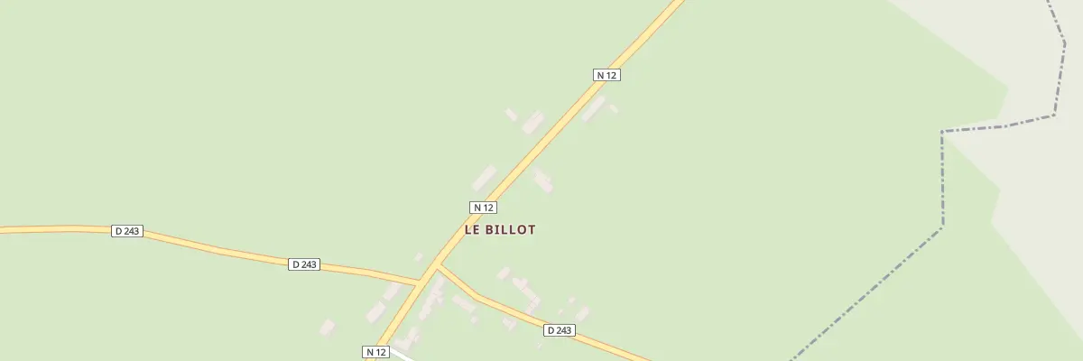 Plan du 12 Le Billot à La Ventrouze
