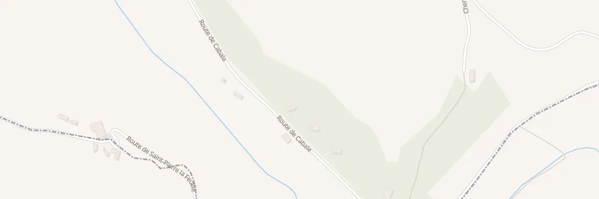 Plan du 2690 Rte de Cabale à La Croix-Blanche
