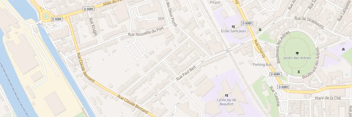 Plan du 38 Rue Courbet à Périgueux