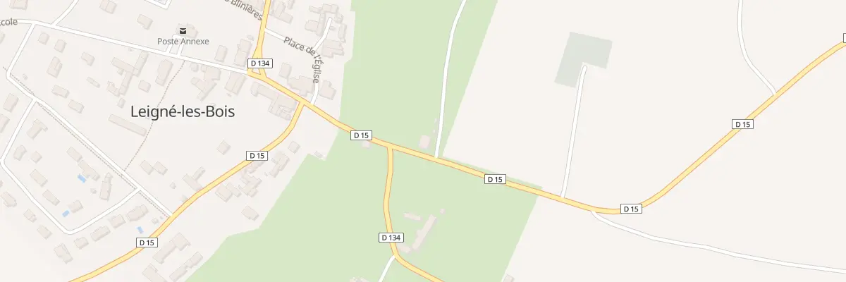 Plan du 3 Rue du Lavoir à Leigné-les-Bois