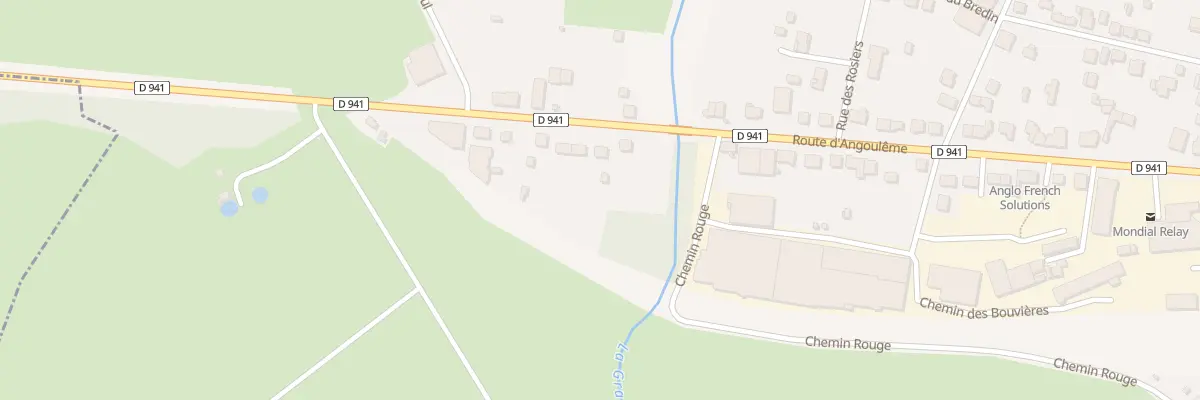 Plan du 70 Rte d’Angouleme à Chabanais