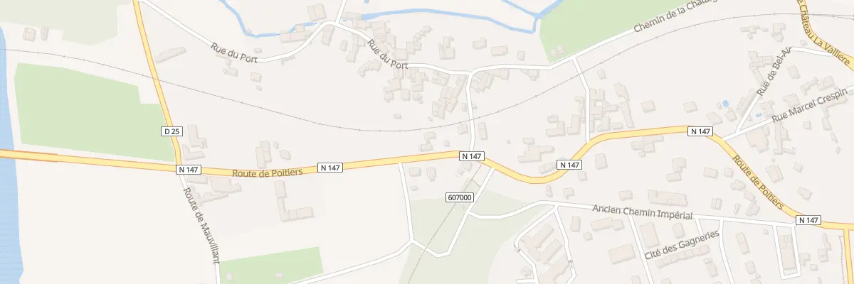 Plan du 42 Rte de Poitiers à Lussac-les-Châteaux
